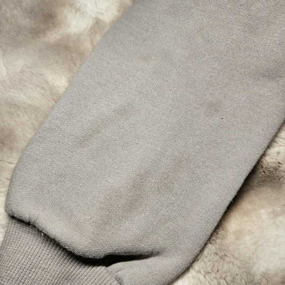 H&M Divided Light Gray Cropped Zip-through Hoodie - Picture 6 of 8
